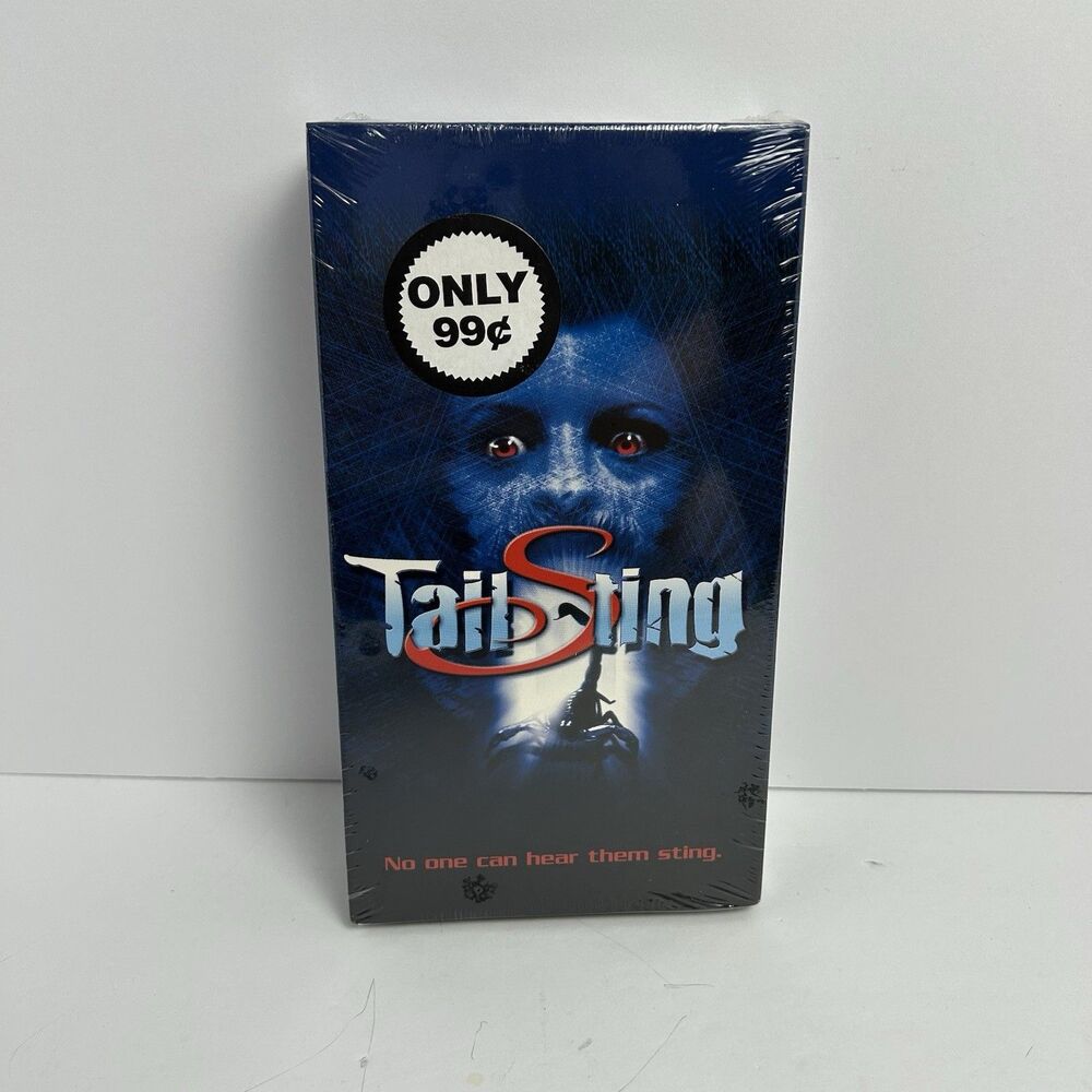Tail Sting VHS Horror Film Scorpions On Plane TVA 2002 Canadian Cover - SEALED!